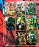 Spider-Man Gold Foil Signature Cards 85 card lot NM