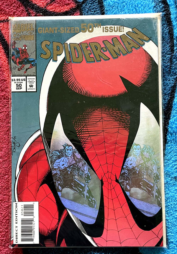 Spider-Man #50 VF-NM Silver Hologram Eyes