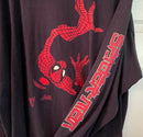 Rare Spider-Man Vintage T Shirt long sleeve blue XL