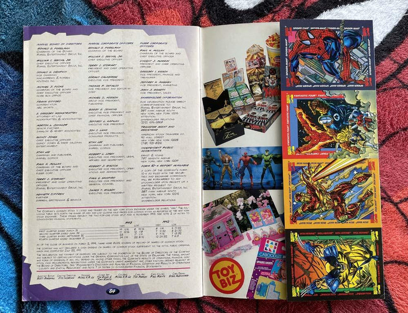 Marvel  Annual Report 1993-