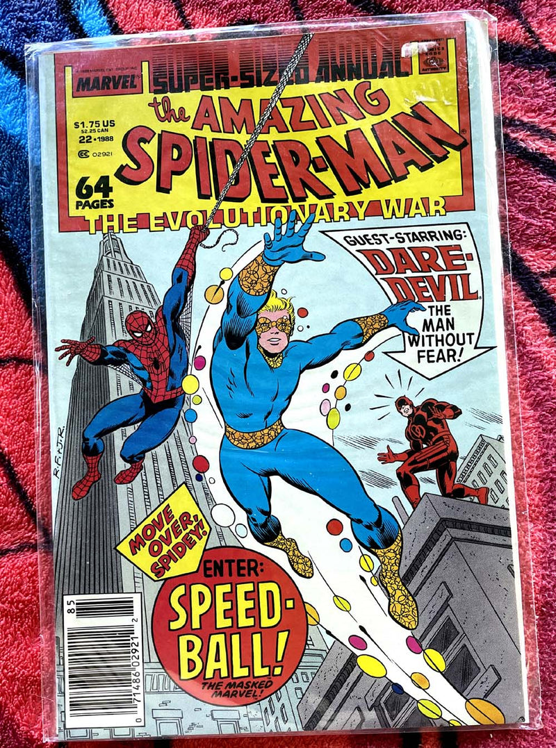 The Amazing Spider-Man annuals 22 & 23 Speedball She-Hulk VS Abomination VF