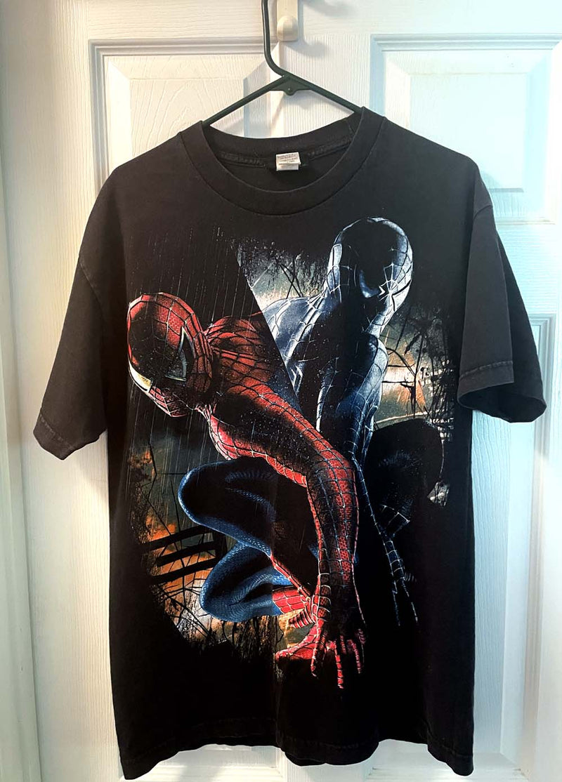 Spider-Man 3  movie promo Vintage  T shirt Large