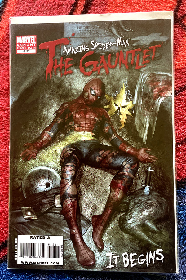 The Amazing Spider-Man-#612 La variante Gauntlet NM