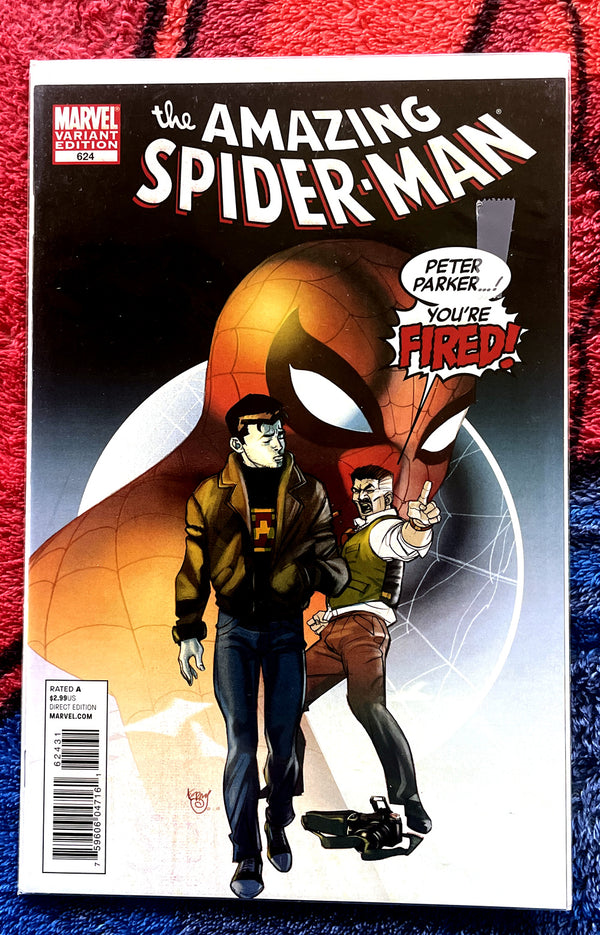 The Amazing Spider-Man #624 Vous êtes viré ! Variante NM
