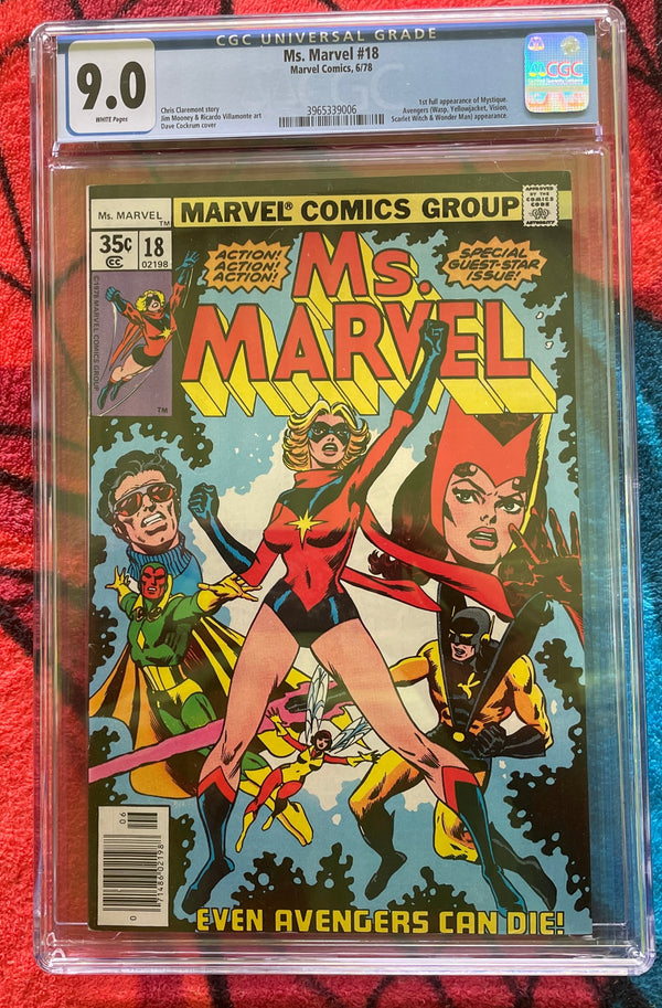 Ms. Marvel #18-CGC 9.0