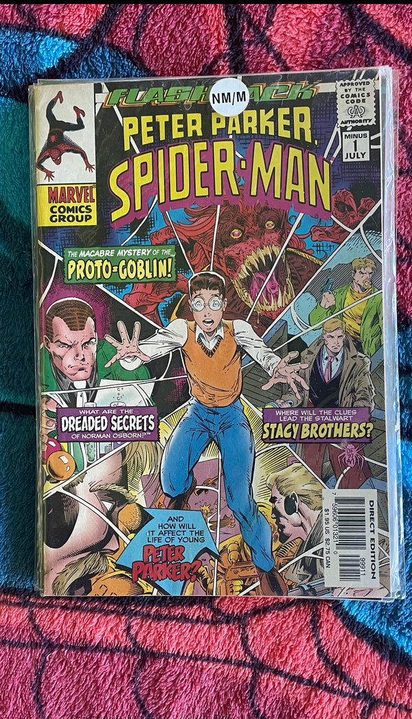 Spider-Man Marvel Flashback Series VF- M/NM full run