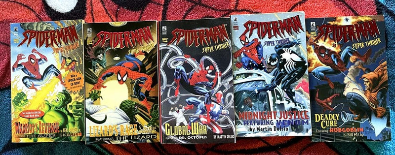Incroyables livres de poche/Thrillers/Romans Spider-Man Pocket