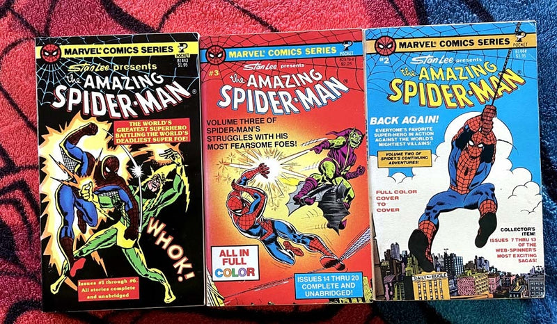 Amazing Spider-Man Pocket paperbacks/Thrillers/Novels