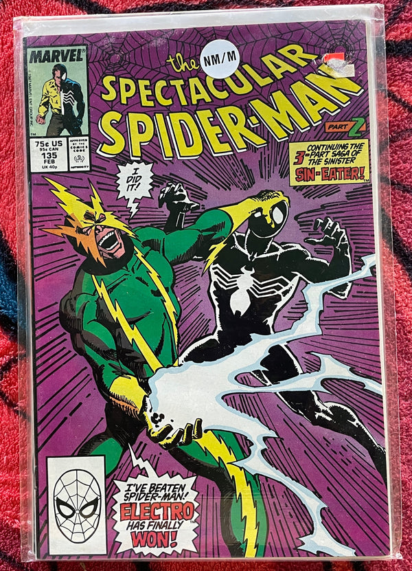 Peter Parker the Spectacular Spider-Man #134-136 Sin Eater VF-NM
