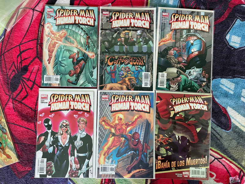 Spider-Man and The Fantastic Four #1-4/Human Torch #1-4-One Shot VF-NM