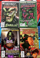 SECRET INVASION #1-5, The New Avengers #38-47-one shots, variantes NM