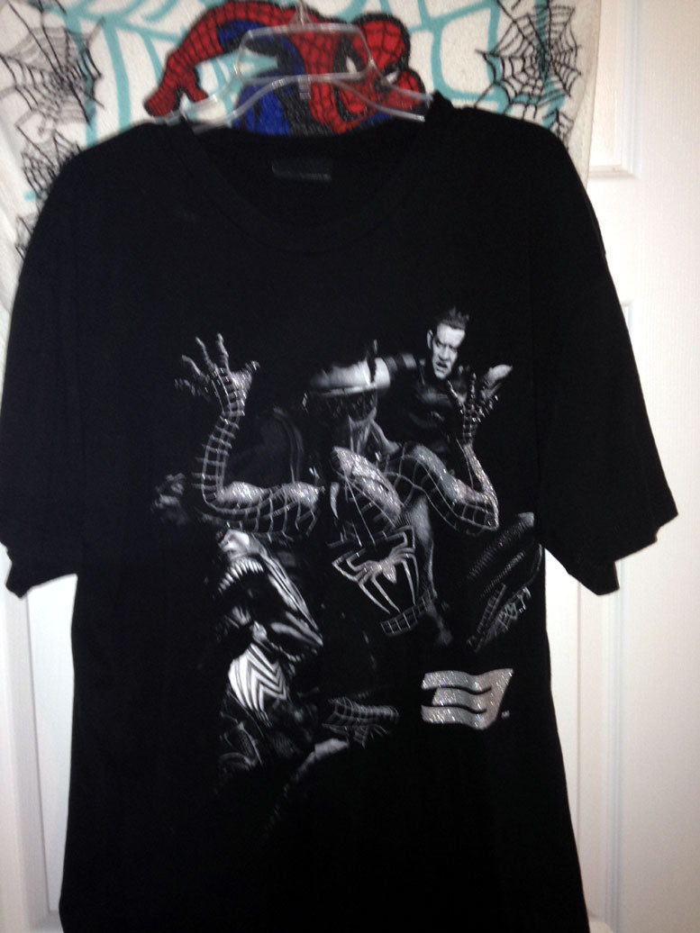 Classic RARE Spider-Man 3 movie promo T-shirt XL