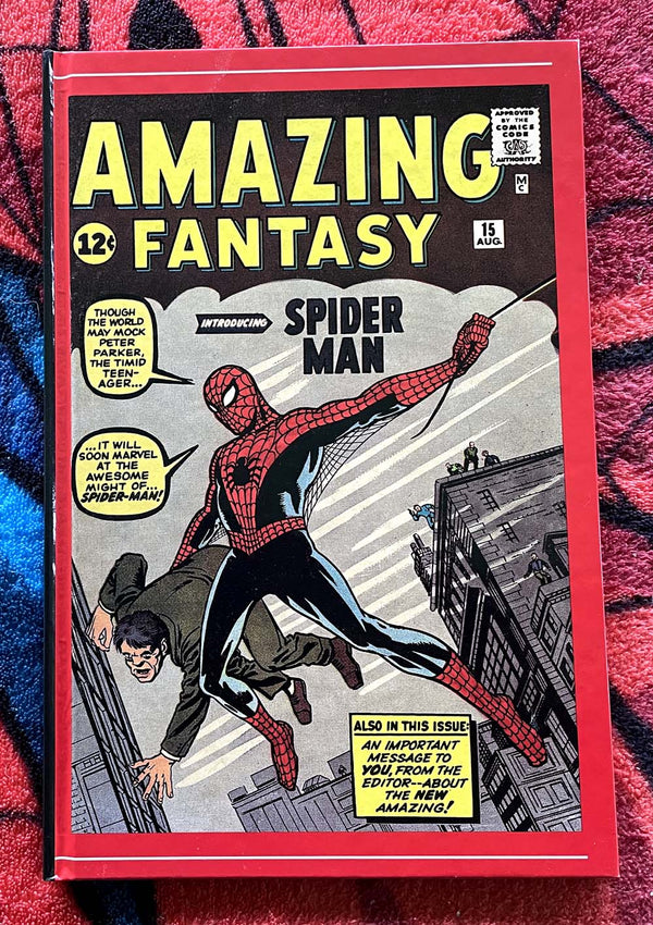 Amazing Fantasy #15-Hard Cover Facsimile VF-NM 1st Spider-Man