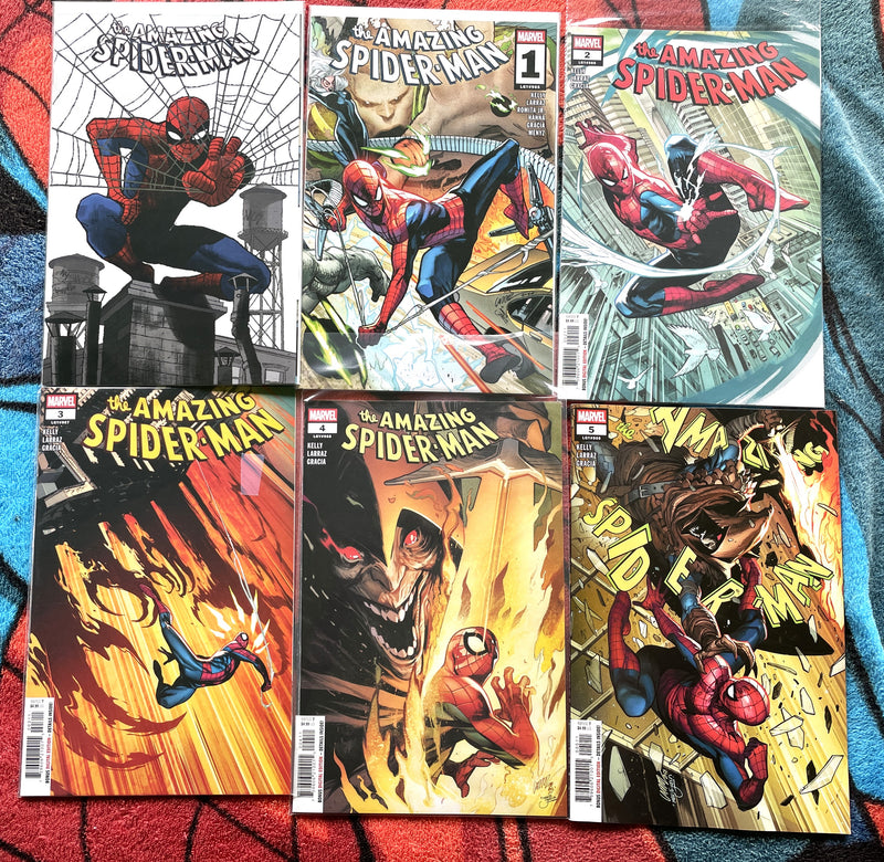 The Amazing Spider-Man vol.7--#1-5-Chiarello variant #1 NM