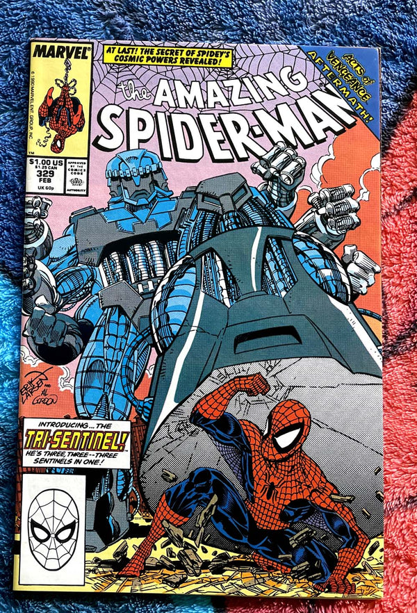 The Amazing Spider-Man #329-333 & 340-343  NM