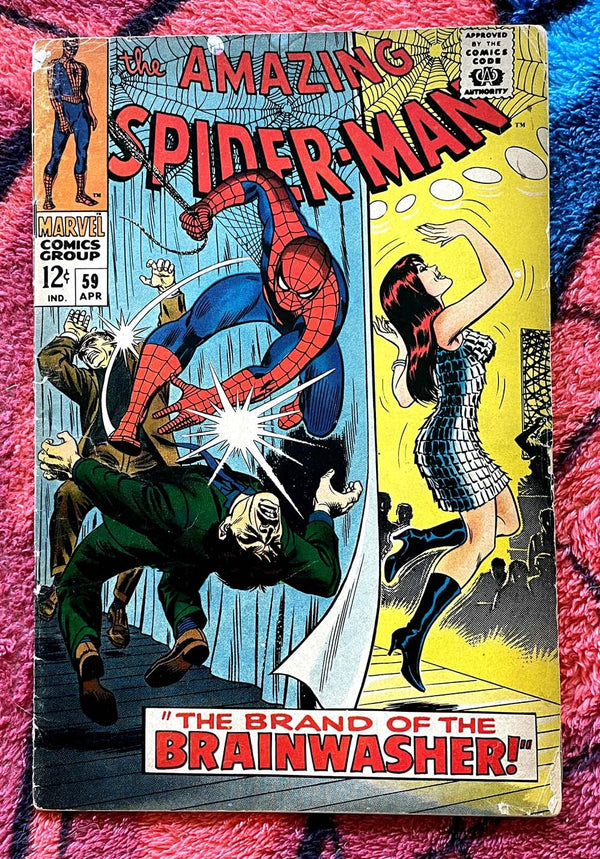 The Amazing Spiderman #59 1ère couverture de Mary Jane Très bon