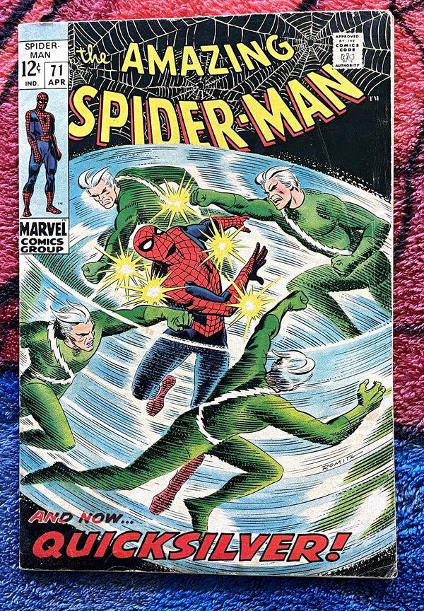 L'incroyable Spider-Man #71- 5.0-Quicksilver-Marvel Silver Age