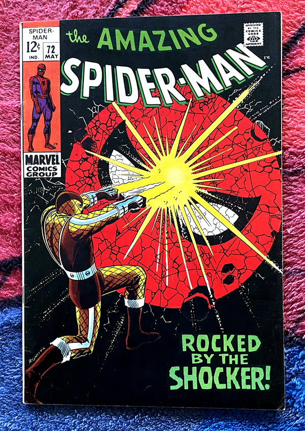 L'AMAZING SPIDER-MAN #72 SHOCKER MID GRADE Marvel L'Âge d'Argent