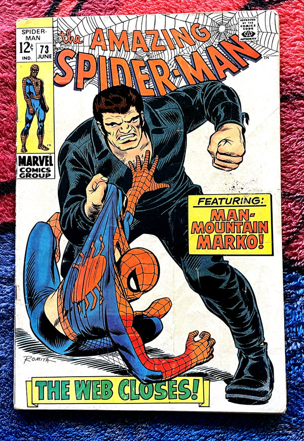 THE AMAZING SPIDER-MAN #73 4.5 Marvel L'Âge d'Argent
