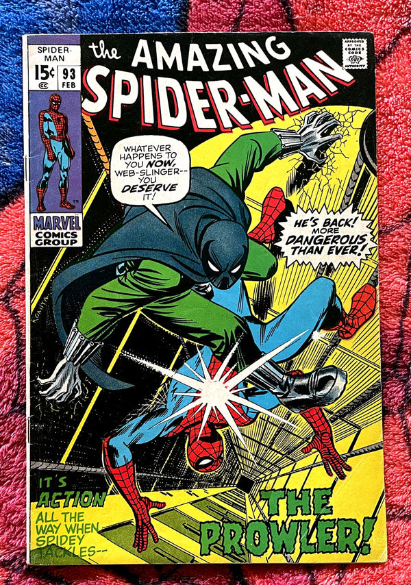 The Amazing Spider-Man  #93-Very Fine Marvel Bronze Age
