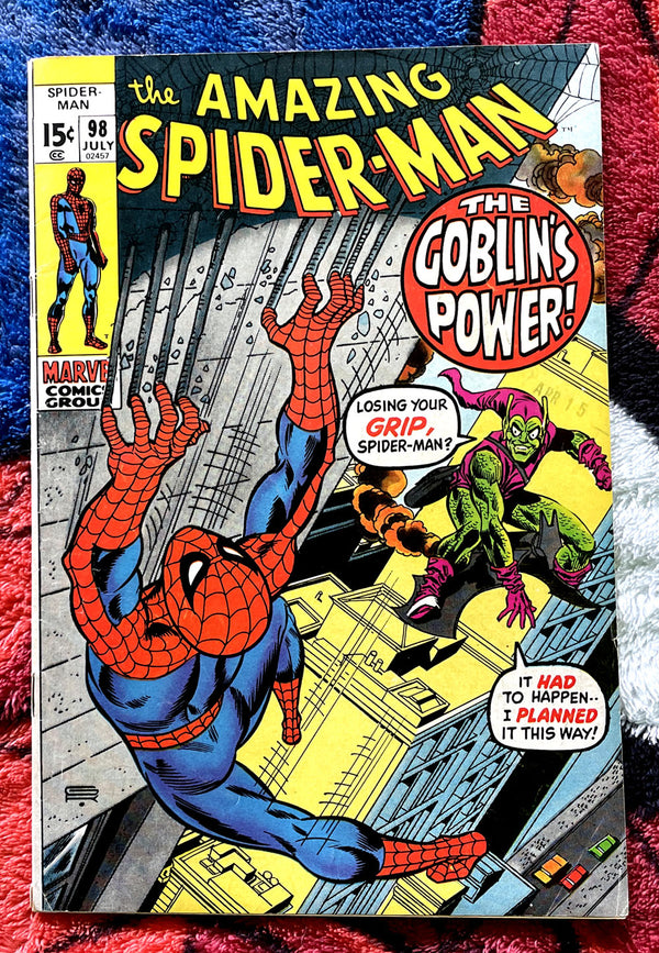 The Amazing Spider-Man #98 - Très bel âge d'argent Marvel