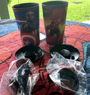 Brave New World-Captain America/Red Hulk cups & toppers/Avenging Spider-Man