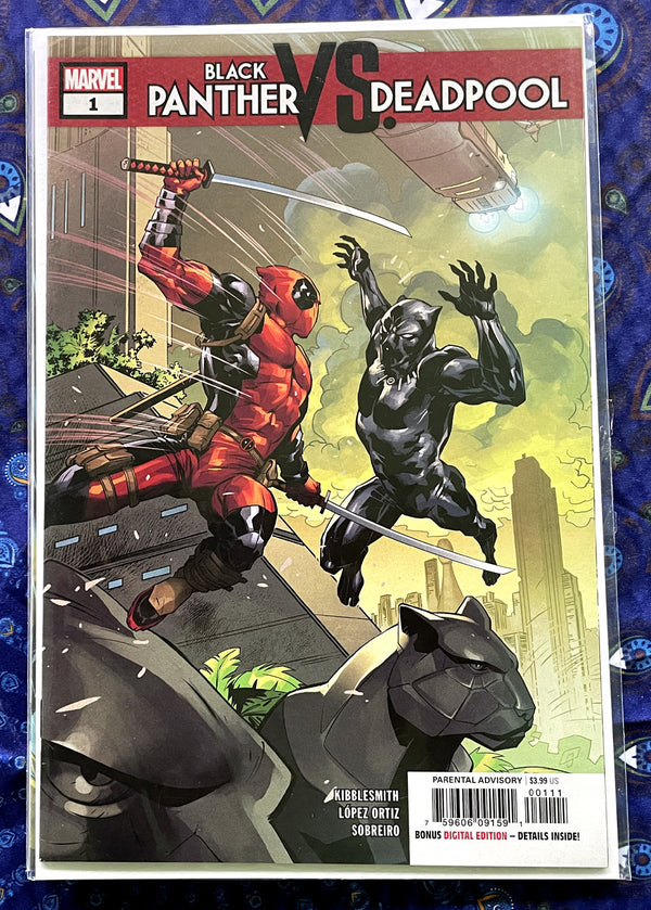 Black Panther vs Deadpool 1 & 2 VF-NM
