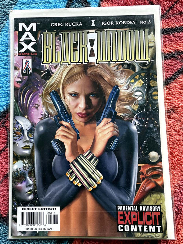 Black Widow: MK 1 &3 -1st Yelena Belova-Max #2  VF- NM Explicit content