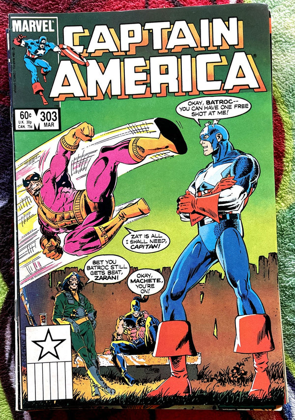 Captain America #303,417,418,419, Marvel Two in One 42 F-VF