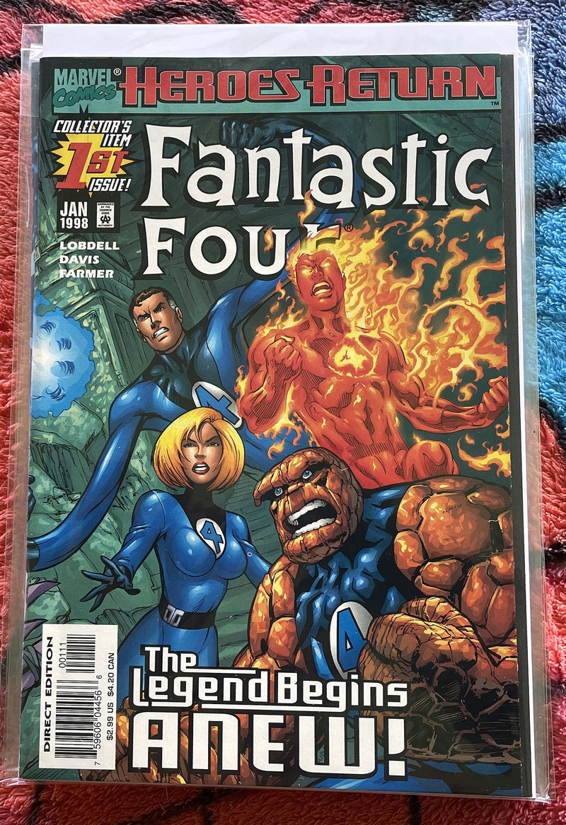 The Fantastic Four Family-Heroes Return #1-4 VF Two in One Annual #1-Thing