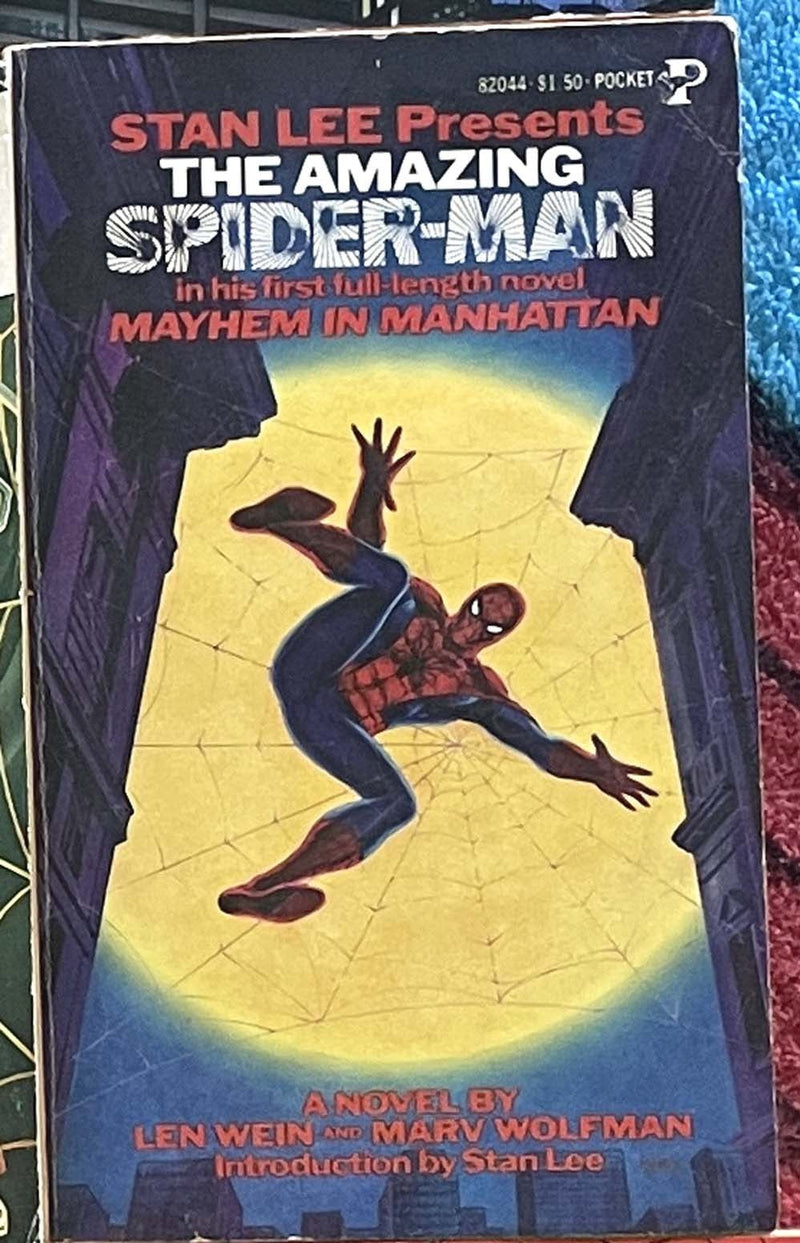 Incroyables livres de poche/Thrillers/Romans Spider-Man Pocket