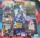 Godzilla destroys the Marvel universe #1-Yu foil variant #1  NM