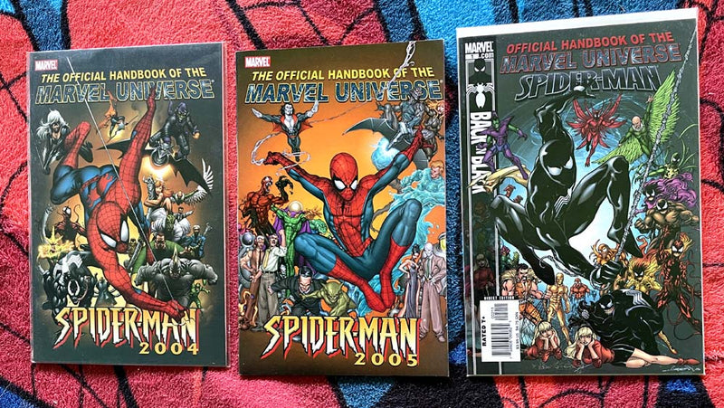 Official Handbook of the Marvel Universe-Spider-Man 2004,2005 V & Back in Black VF-NM