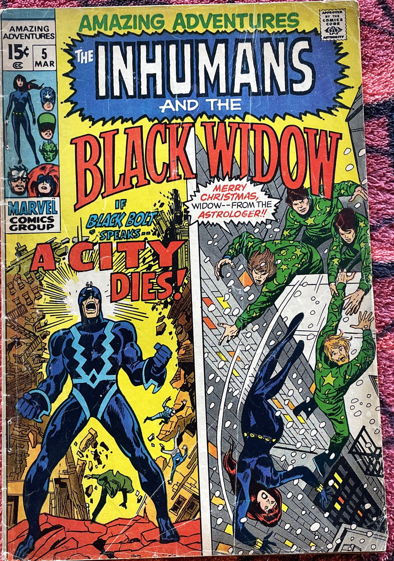 Inhuman Error Amazing Spider-Man-Inhumans-Capt. America VF-NM Amazing Adventures