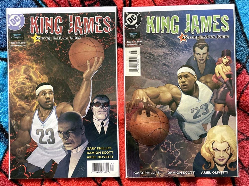 DC COMICS KING JAMES starring  LEBRON JAMES