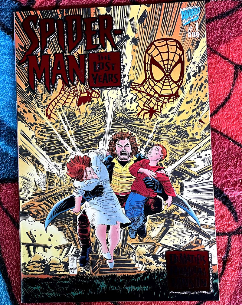🔥Spider-Man The Lost Years 1 1st App Janine Godbe Hallows Eve  VF-NM