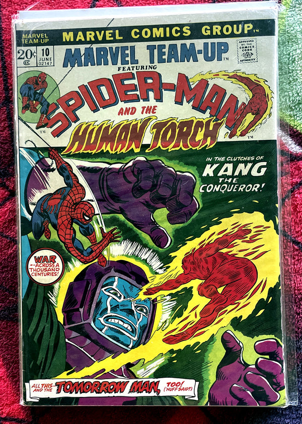 Marvel Team Up featuring Spider-Man and the Human Torch #10,18,121 F-VF