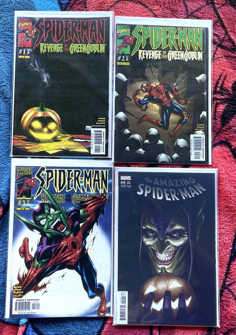 La revanche du Bouffon Vert #1-3/Amazing Spider-Man #25 Tie NM