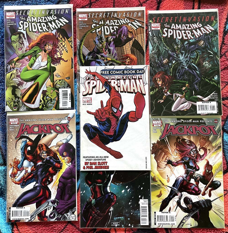 The Amazing Spider-Man Presents Jackpot /Secret Invasion/Free comic book NM complete