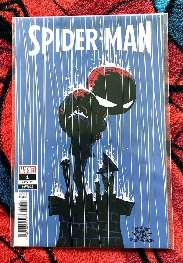 RARE SPIDER-MAN #1/Legacy 157  SKOTTIE YOUNG VARIANT NM