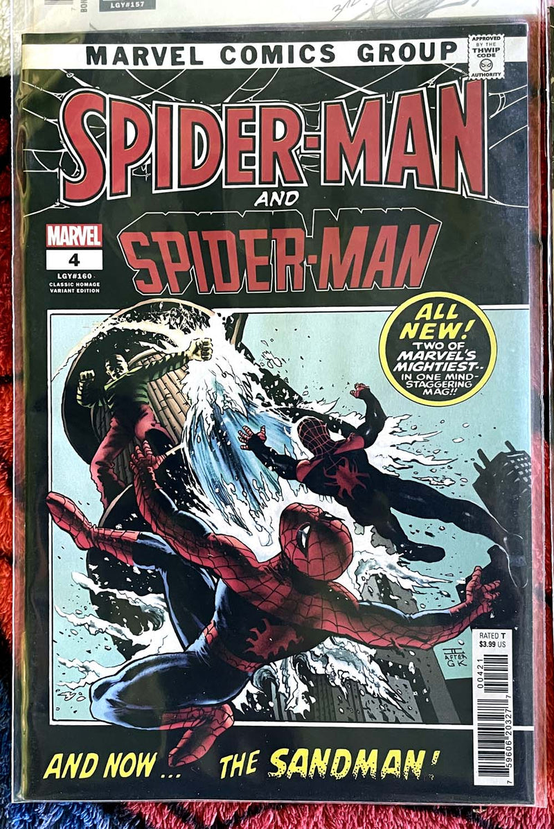 Spider-Man #1 -11-#4 variant M/NM Bagley/Slott