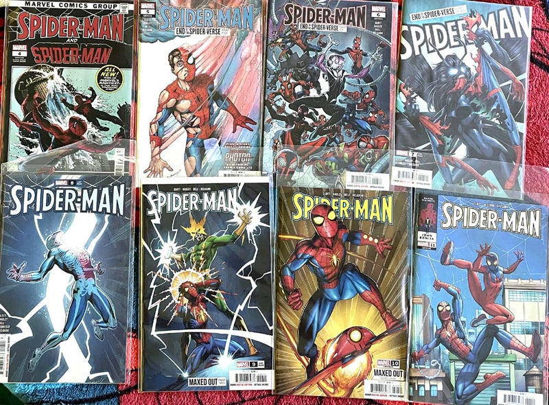 Spider-Man #1 -11-#4 variant M/NM Bagley/Slott