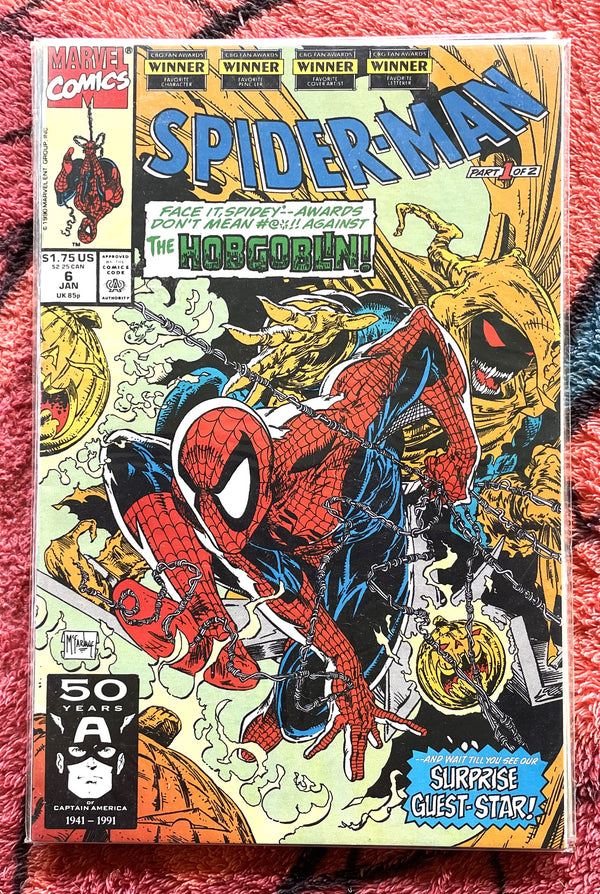 Spider-Man  6 & 7  Fleer Ultra print Hobgoblin VF-NM