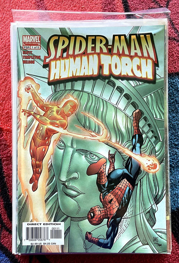 Spider-Man and the Human Torch #1-5/One-Shot #1  VF-NM full run Lot