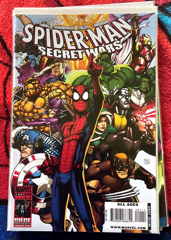 Spider-Man & the Secret Wars  NM complete lot