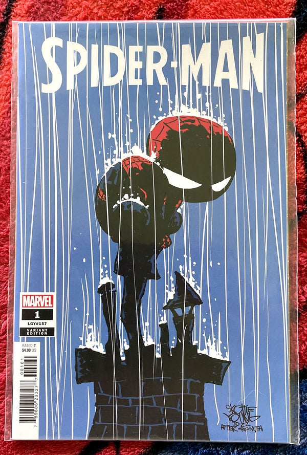 Spider-Man # 1/157 Skottie Variant  Near Mint