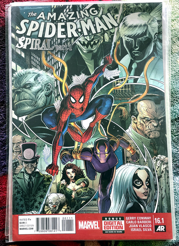 The Amazing Spiderman #16.1-20.1 Spiral-full run VF