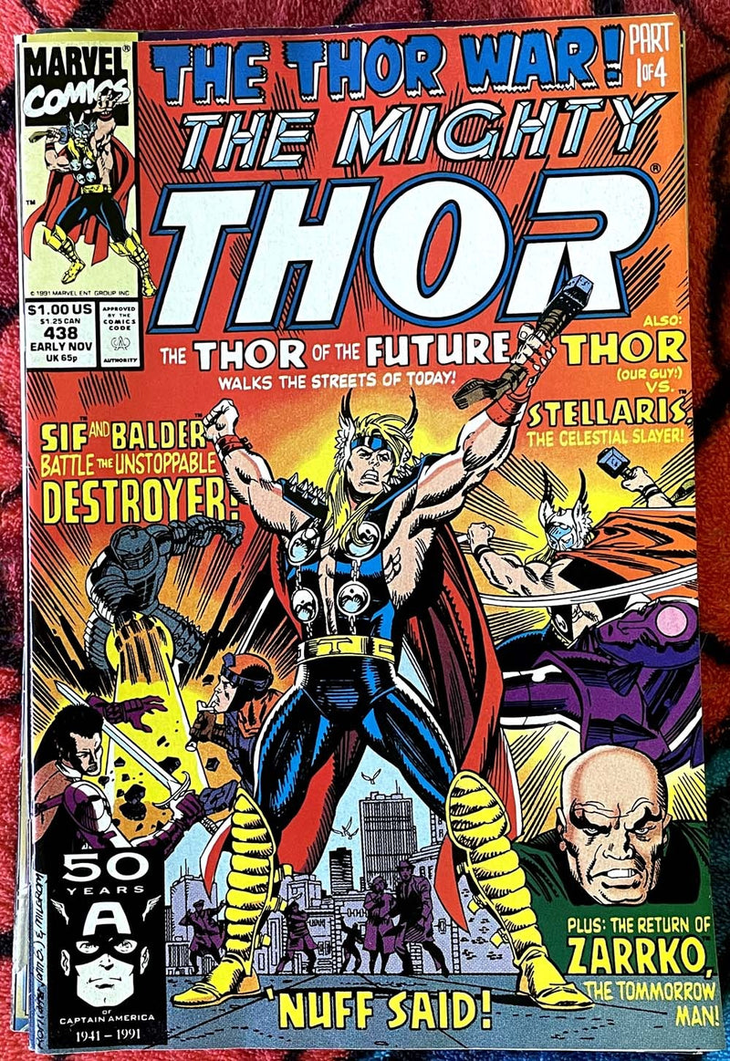 The Mighty Thor-The Thor War #1-4 VF-#475 en relief NM