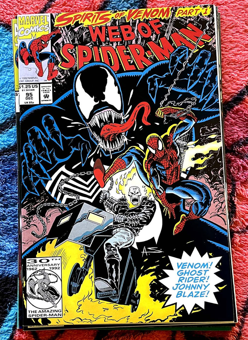 Spirits Of Venom #1-4 Web of Spiderman #95 & #96 Spirits of Venom #5& 6  NM