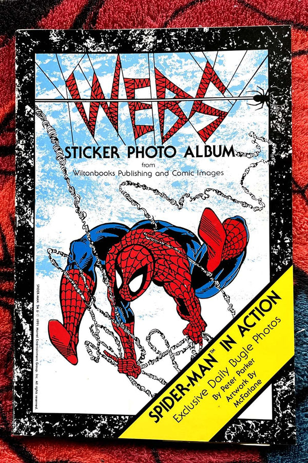 Webs Sticker Photo Album 1991-complete with stickers VF